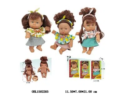 7寸全搪胶公仔   3款混装   衣服1款1色_OBL1502265