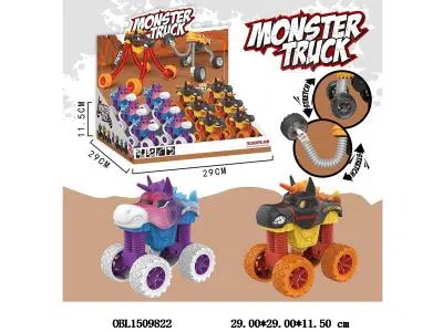 惯性野越野车/解压伸缩管 2色混装 12只装1展示盒_OBL1509822