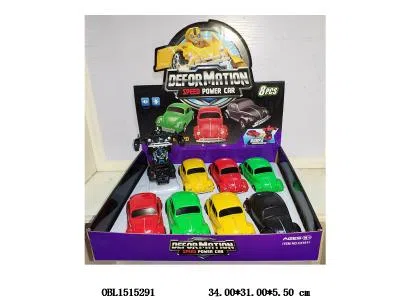 变形车带灯光声音  3粒AG3包电  4色混装 8只装1展示盒_OBL1515291