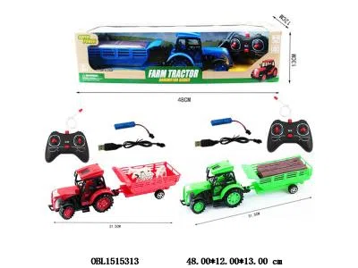 四通遥控农夫车载3只硬料动物配USB线  车身3.7v锂电池包电   遥控器2*AA无包电  2款混装_OBL1515313