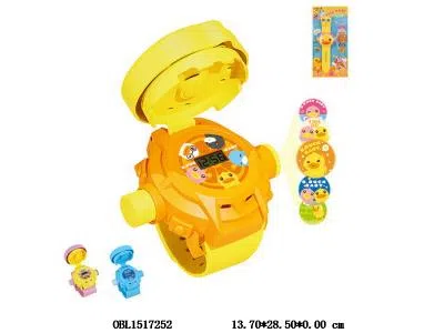 投影手表 4*AG3包电 3色混装 小黄鸭 正版授权_OBL1517252