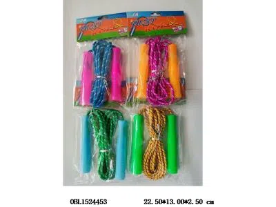 防滑纹手柄跳绳  4色手柄混装_OBL1524453