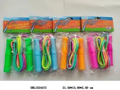 防滑纹手柄跳绳  4色手柄混装_OBL1524472