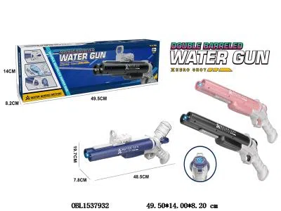 双射水孔KW电动水枪 3*AA电池不包电  2色混装_OBL1537932