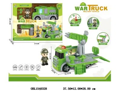 惯性军事场景车套装带灯光音乐 3粒纽扣电池包电_OBL1540328