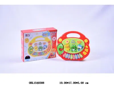 俄文版电子音乐琴 3*AA不包电 2色混装_OBL1540388