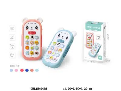 语音手机带音乐 3*AAA不包电 马卡龙2色混装_OBL1540435