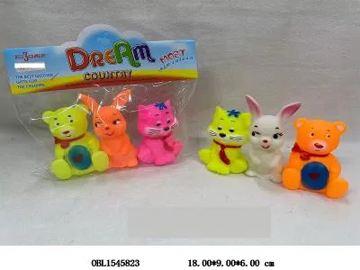 3只庄搪塑动物带BB哨_OBL1545823