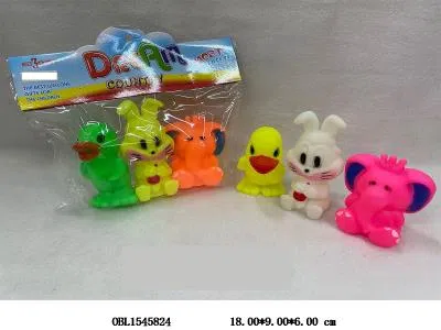 3只庄搪塑动物带BB哨_OBL1545824