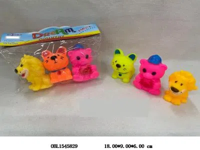 3只庄搪塑动物带BB哨_OBL1545829