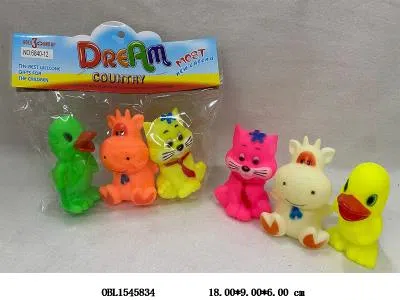 3只庄搪塑动物带BB哨_OBL1545834