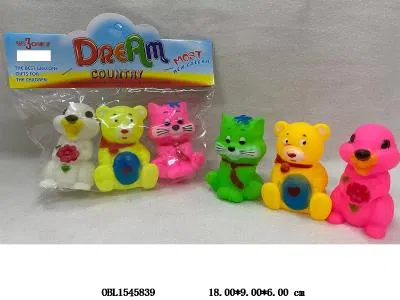 3只庄搪塑动物带BB哨_OBL1545839