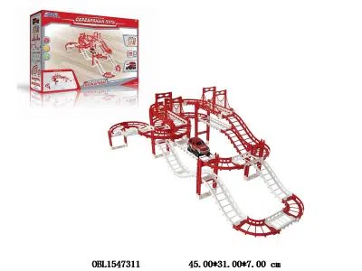 俄文电动轨道车套装带灯光声音 2*AA无包电_OBL1547311