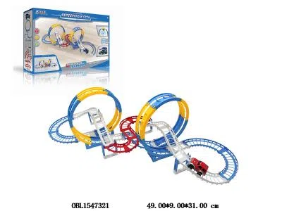 俄文电动轨道车套装带灯光声音 2*AA无包电_OBL1547321