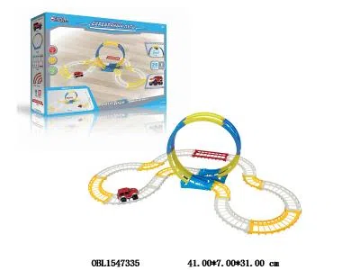 俄文电动轨道车套装带灯光 1*AA无包电_OBL1547335