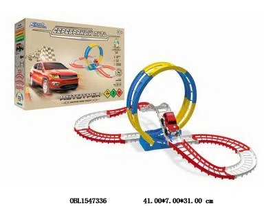 俄文电动轨道车套装带灯光 1*AA无包电_OBL1547336