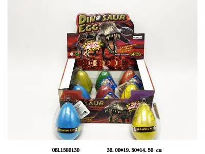 超大彩色孵化恐龙蛋   6只装1展示盒_OBL1580130