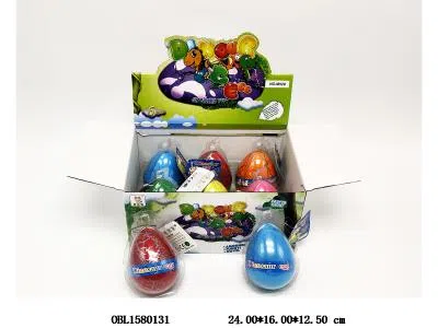 大彩色孵化恐龙蛋   6只装1展示盒_OBL1580131