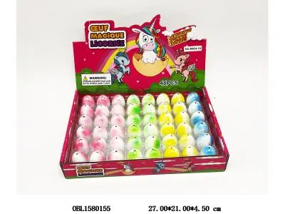 彩色孵化独角兽蛋   48只装1展示盒_OBL1580155