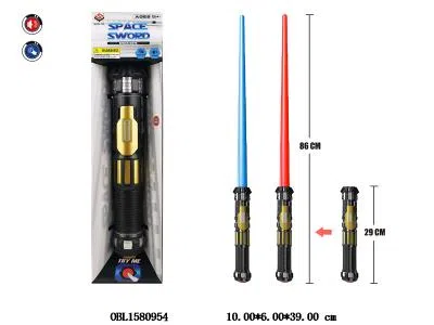 闪光剑带灯光声音 可伸缩 3*AAA包电 2色混装_OBL1580954