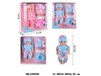 14寸空身活眼喝水尿尿公仔套装带6声IC 3*AG13包电 主体衣服1款1色 2款混装_OBL1589382