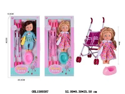 12寸空身定眼喝水尿尿公仔套装 3*AG13包电 主体衣服1款1色 2款混装_OBL1589387