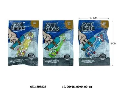 手指滑板带灯光  水果图案三款混装 包电_OBL1595823