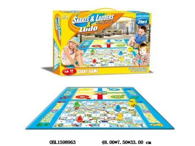 二合一蛇棋和宝路棋地毯_OBL1598963