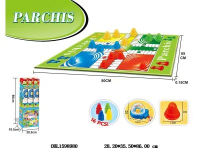 西文飞行棋地毯  6小盒装1展示盒_OBL1598980