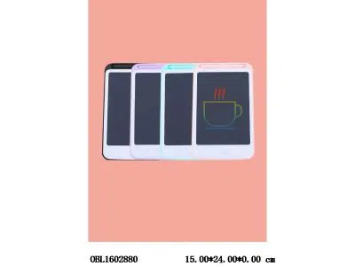 8.5寸液晶写字板 彩色  1*3V电池 包电  4色混装_OBL1602880