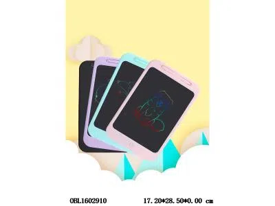 10寸液晶写字板 彩色  1*3V电池 包电  4色混装_OBL1602910