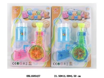 惯性透明泡泡枪带灯光 2*AG3包电 1瓶50ml泡泡水 2色混装_OBL1605427