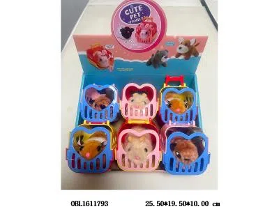 毛绒动物带走路功能  2*AAA不包电 6只装1展示盒_OBL1611793