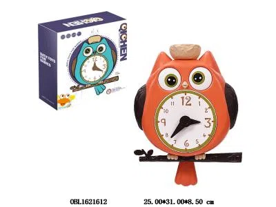 猫头鹰时钟转转乐 橙色/蓝色_OBL1621612