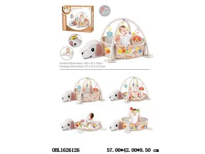 3合1小狗球池配海洋球/枕头  专利版权_OBL1626126