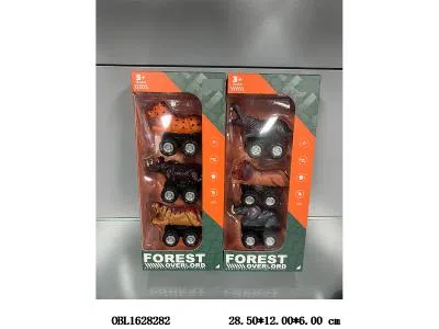 3只装野兽动物回力车  2款混装_OBL1628282