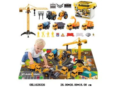 合金惯性/滑行工程车套装_OBL1628326