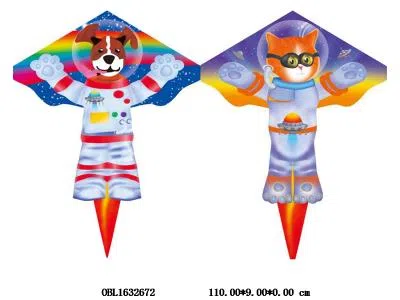 太空狗狗猫咪风筝配线 2款混装_OBL1632672