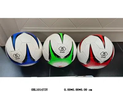 5号发泡足球 橡胶内胆 360-400克  3色混_OBL101472Y