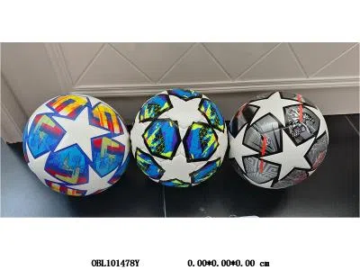 5号PU足球 橡胶内胆 360-400克  3色混_OBL101478Y