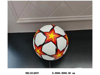 5号贴皮足球 橡胶内胆 出货带气 400-420克  3色混_OBL101482Y