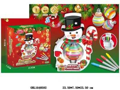 雪人圣诞彩蛋机带灯光音乐 3*AA不包电_OBL1648592