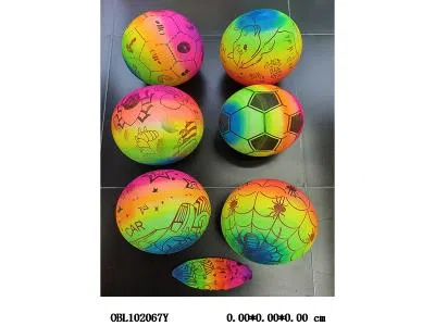 9寸彩色充气球 7款混装 60g 10pcs/袋 出货无充气_OBL102067Y