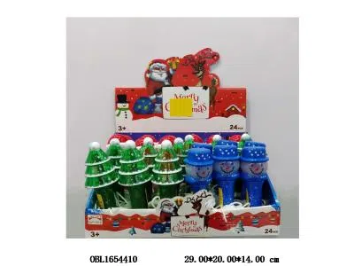 圣诞彩灯旋转棒带灯光 3款混装 12支装1展示盒_OBL1654410