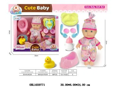 9寸空身搪胶头公仔套装 主体衣服1款1色_OBL1659771