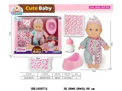 9寸空身搪胶头公仔套装 主体衣服1款1色_OBL1659774