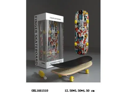 五层枫木合金轴承滑板 涂鸦 可混装_OBL1661510