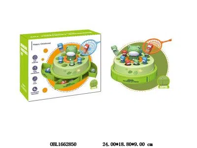 益智青蛙弹射盘桌面游戏套装带音乐 3*AA不包电_OBL1662850