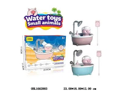 电动花洒戏水浴盆套装 3*AA不包电 2色混装_OBL1662883