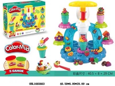 俄英文版 冰淇淋彩泥套装_OBL1665663